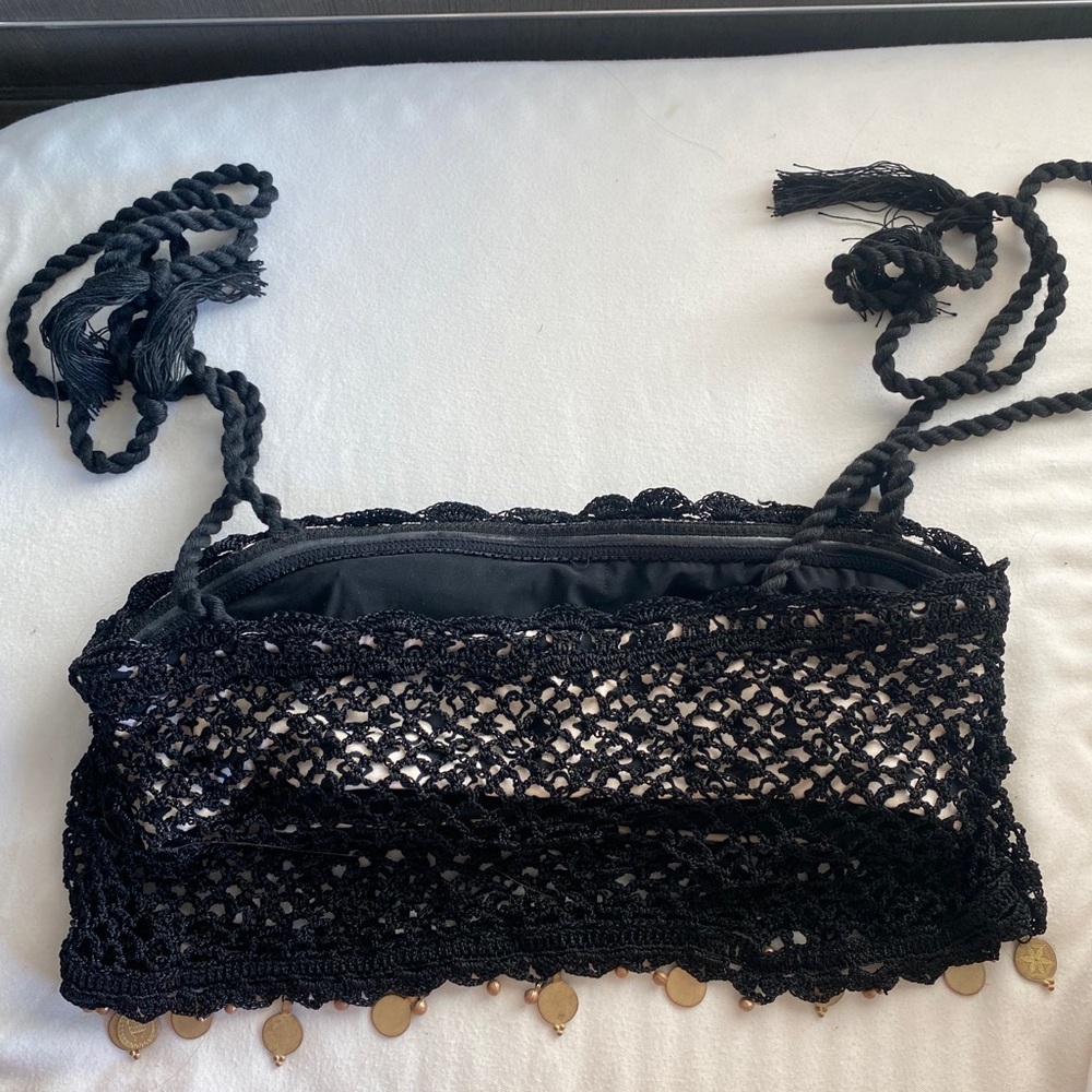 BLACK SWIM TOP - Picture 4 of 4